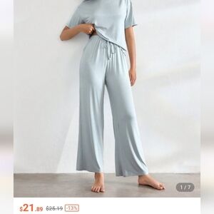 Shein Leisure Light Blue Lounge Set